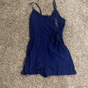 Size medium blue romper
